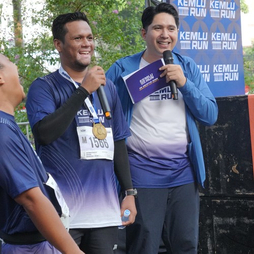 Race photo from KEMLU RUN 2026