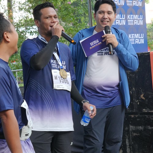 Race photo from KEMLU RUN 2026