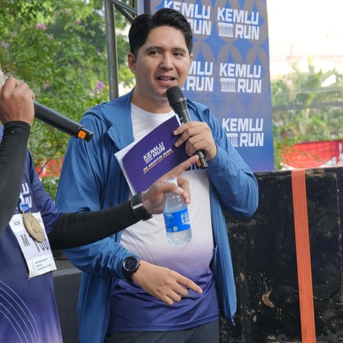 Race photo from KEMLU RUN 2026