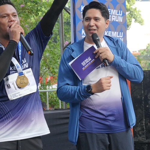 Race photo from KEMLU RUN 2026