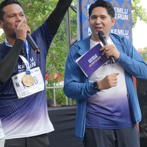 Race photo from KEMLU RUN 2026