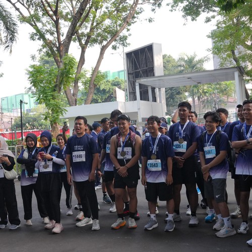 Race photo from KEMLU RUN 2026