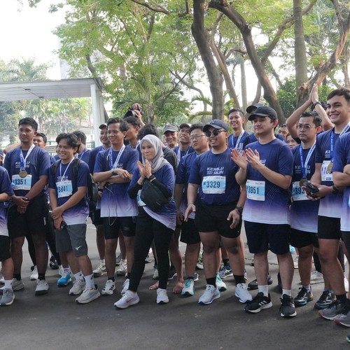 Race photo from KEMLU RUN 2026