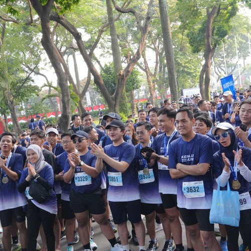 Race photo from KEMLU RUN 2026