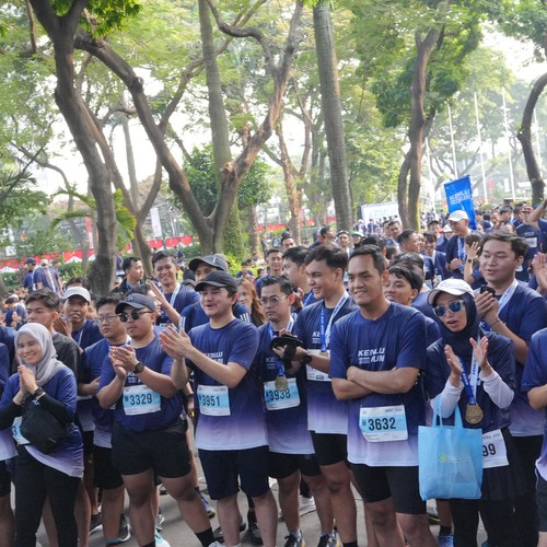 Race photo from KEMLU RUN 2026