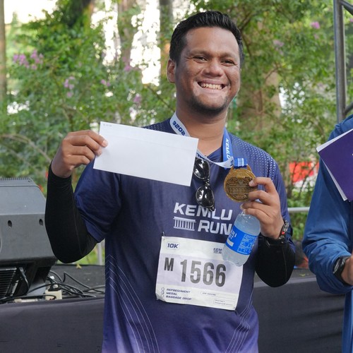 Race photo from KEMLU RUN 2026