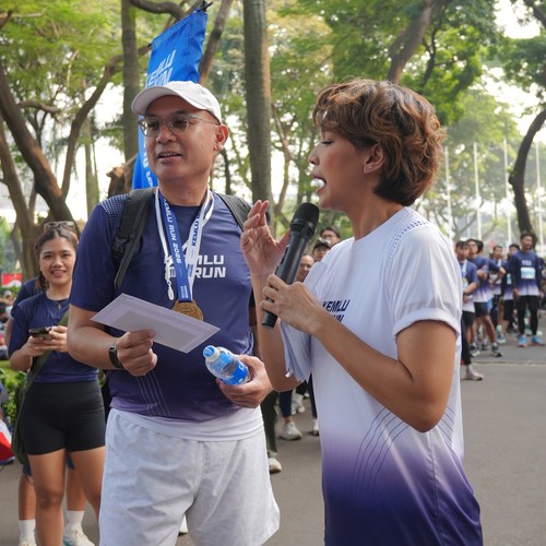 Race photo from KEMLU RUN 2026