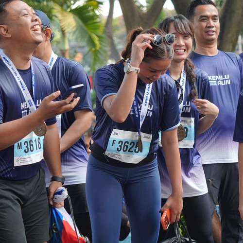Race photo from KEMLU RUN 2026