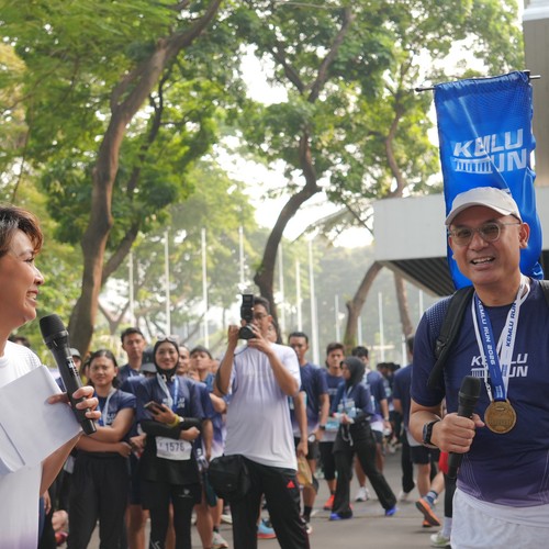 Race photo from KEMLU RUN 2026