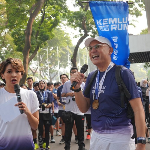 Race photo from KEMLU RUN 2026