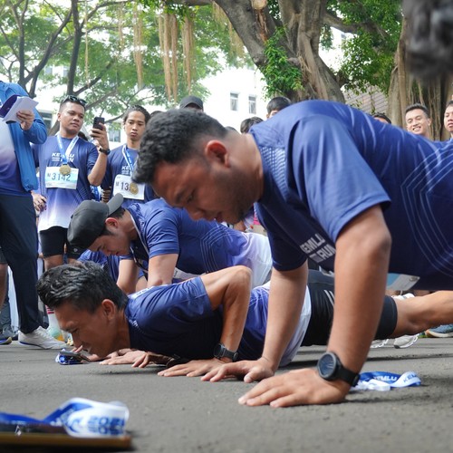 Race photo from KEMLU RUN 2026