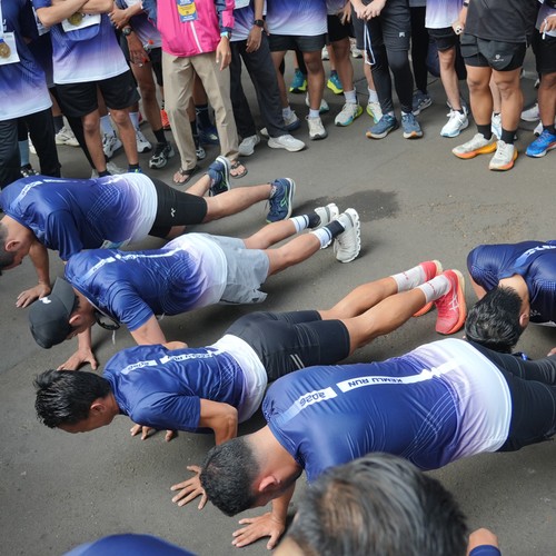 Race photo from KEMLU RUN 2026