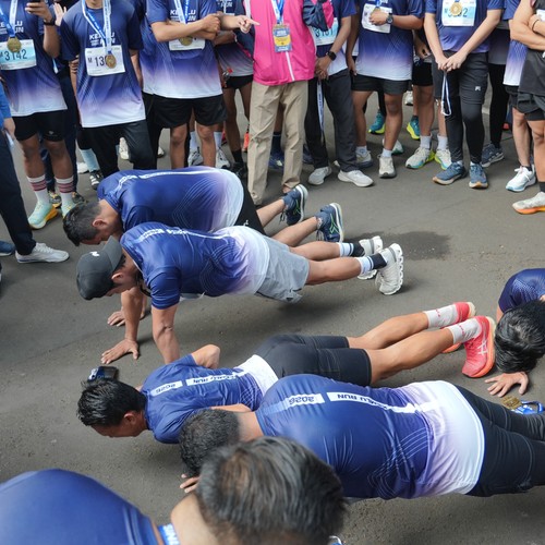 Race photo from KEMLU RUN 2026