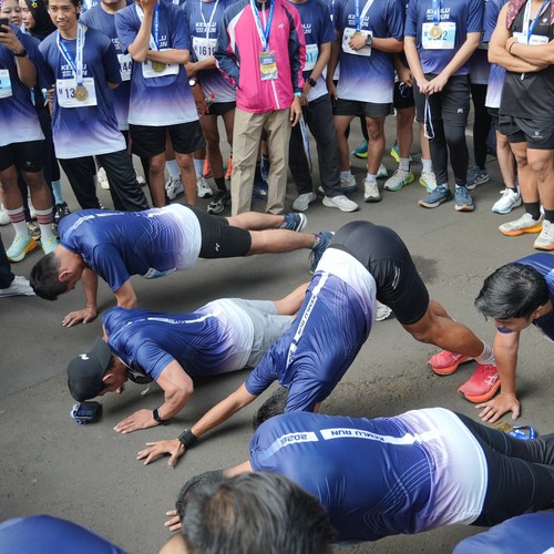 Race photo from KEMLU RUN 2026