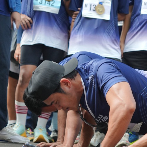 Race photo from KEMLU RUN 2026