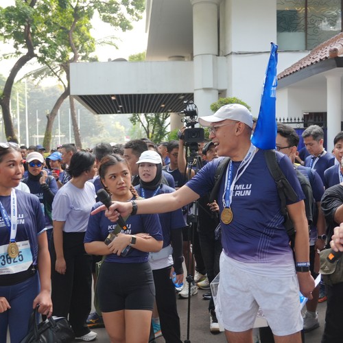 Race photo from KEMLU RUN 2026