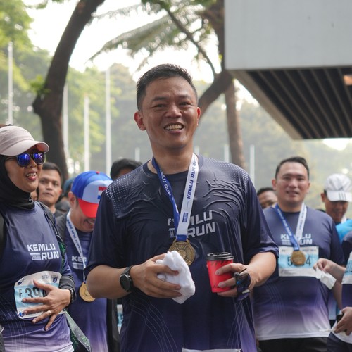 Race photo from KEMLU RUN 2026