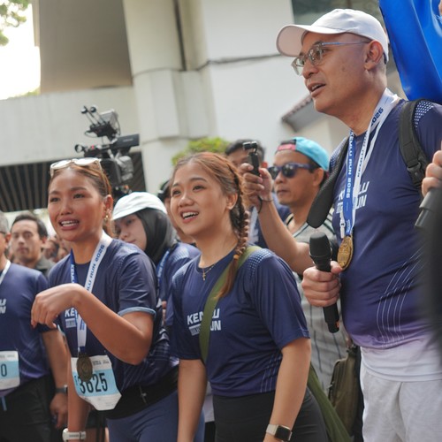 Race photo from KEMLU RUN 2026
