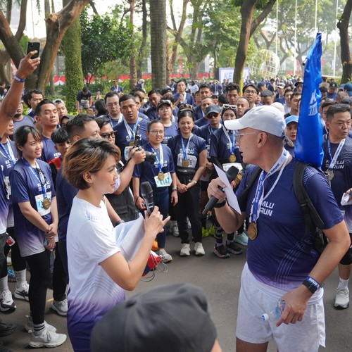 Race photo from KEMLU RUN 2026