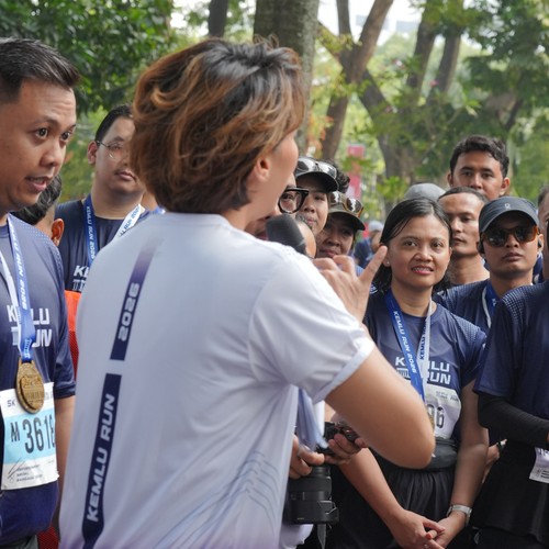 Race photo from KEMLU RUN 2026