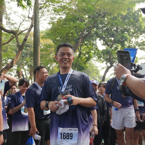 Race photo from KEMLU RUN 2026