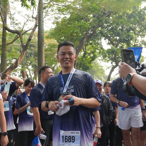 Race photo from KEMLU RUN 2026