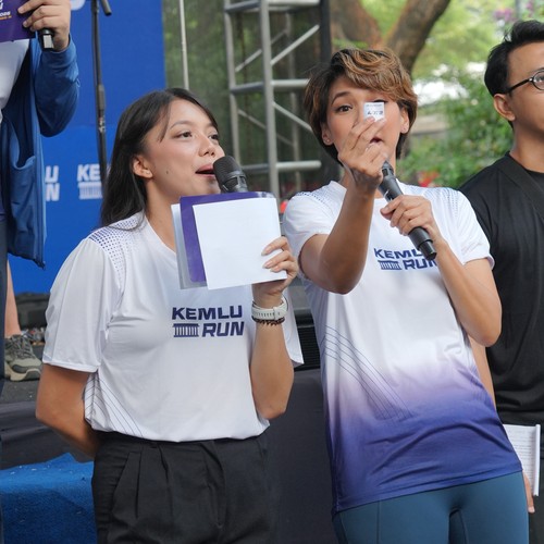 Race photo from KEMLU RUN 2026