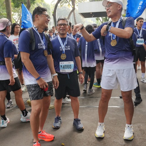 Race photo from KEMLU RUN 2026