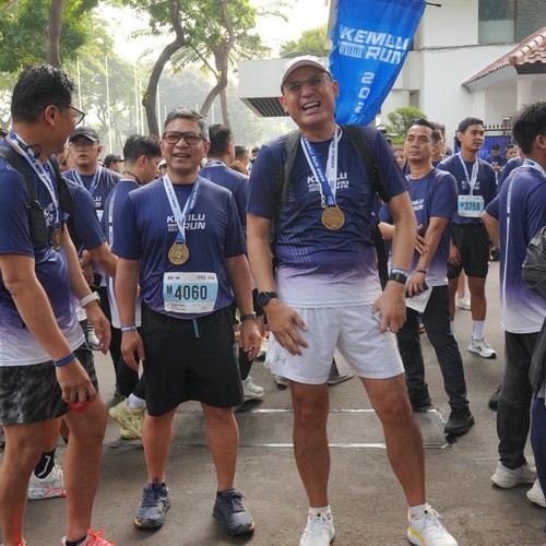 Race photo from KEMLU RUN 2026