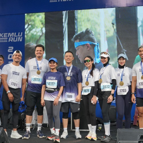 Race photo from KEMLU RUN 2026