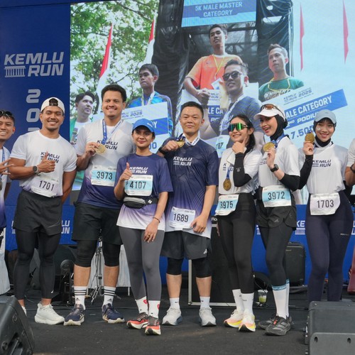 Race photo from KEMLU RUN 2026