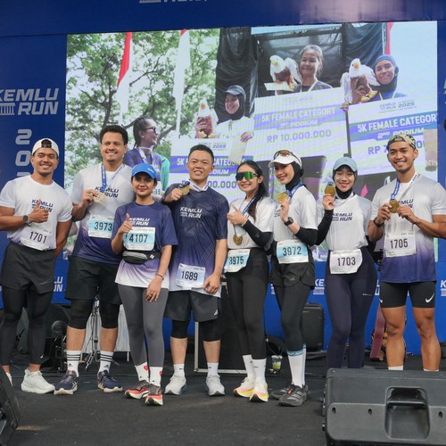 Race photo from KEMLU RUN 2026