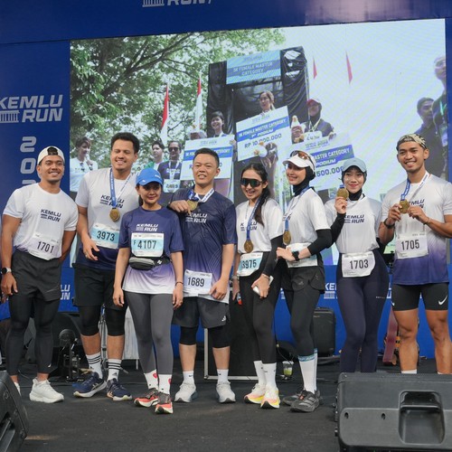 Race photo from KEMLU RUN 2026