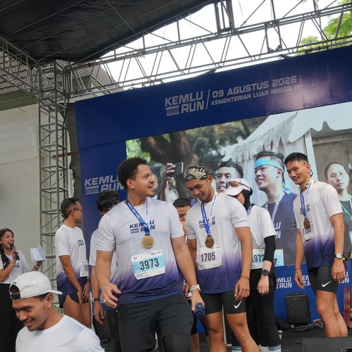 Race photo from KEMLU RUN 2026