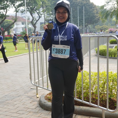 Race photo from KEMLU RUN 2026