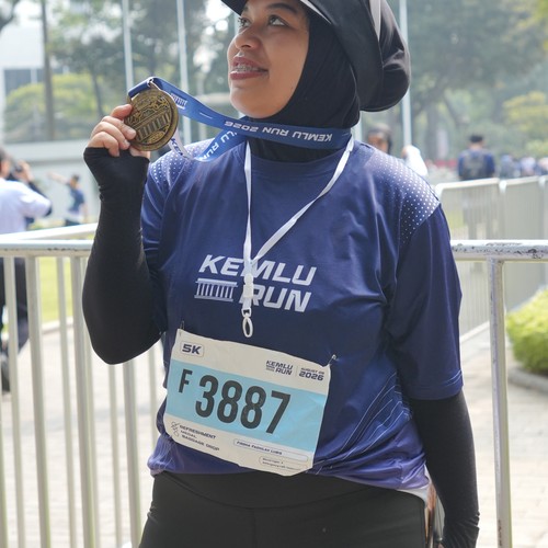 Race photo from KEMLU RUN 2026