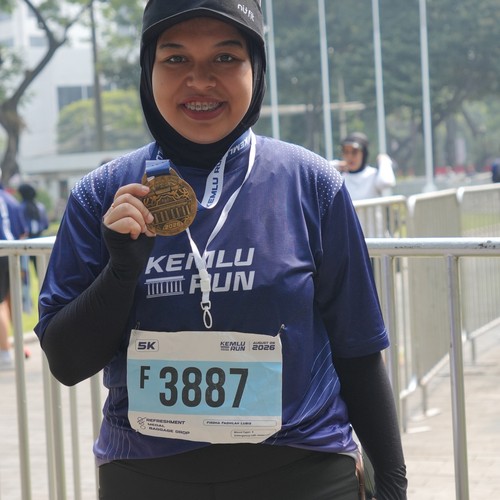 Race photo from KEMLU RUN 2026