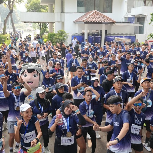 Race photo from KEMLU RUN 2026