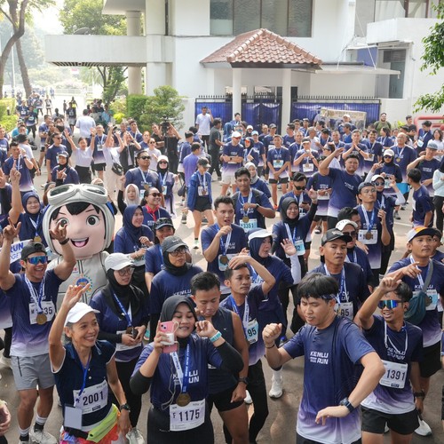 Race photo from KEMLU RUN 2026