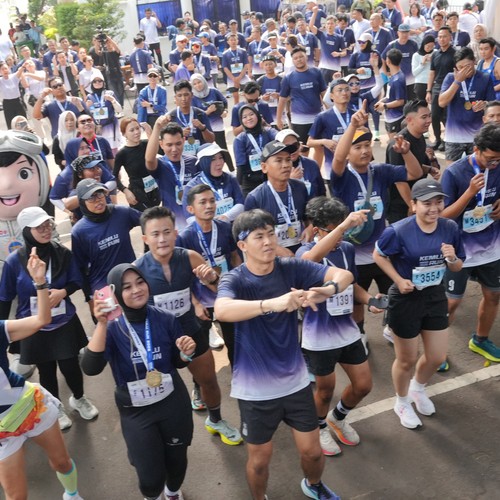Race photo from KEMLU RUN 2026
