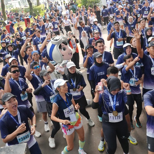 Race photo from KEMLU RUN 2026