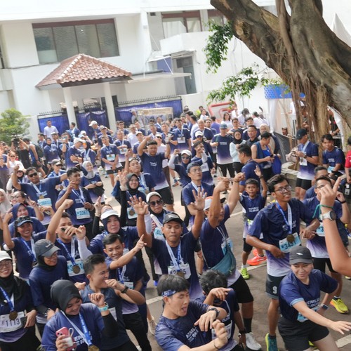 Race photo from KEMLU RUN 2026