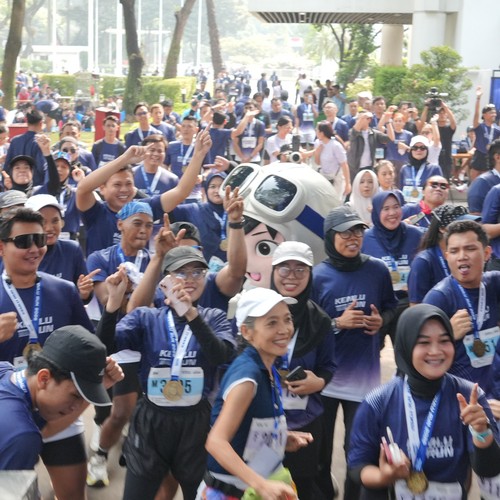 Race photo from KEMLU RUN 2026