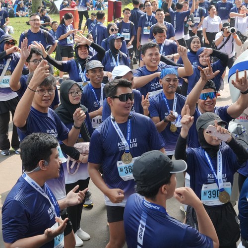 Race photo from KEMLU RUN 2026