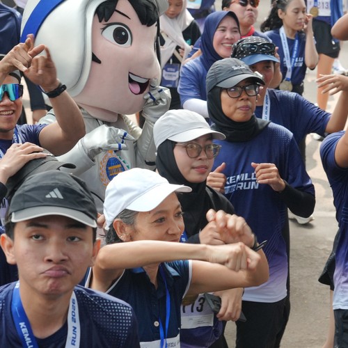 Race photo from KEMLU RUN 2026