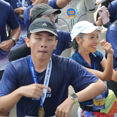 Race photo from KEMLU RUN 2026