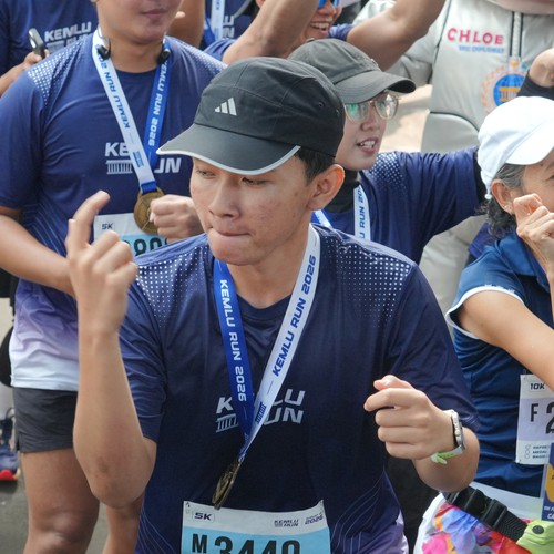 Race photo from KEMLU RUN 2026