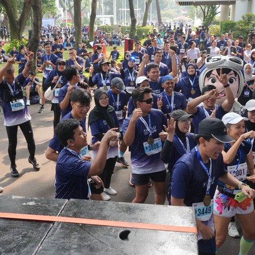Race photo from KEMLU RUN 2026