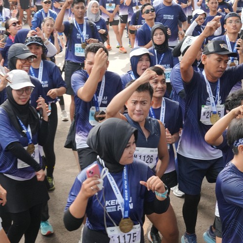 Race photo from KEMLU RUN 2026