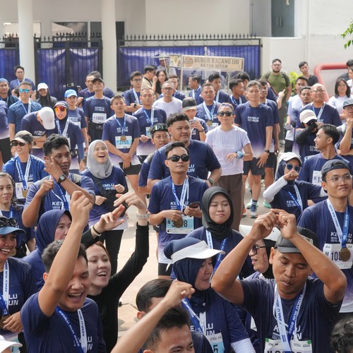 Race photo from KEMLU RUN 2026